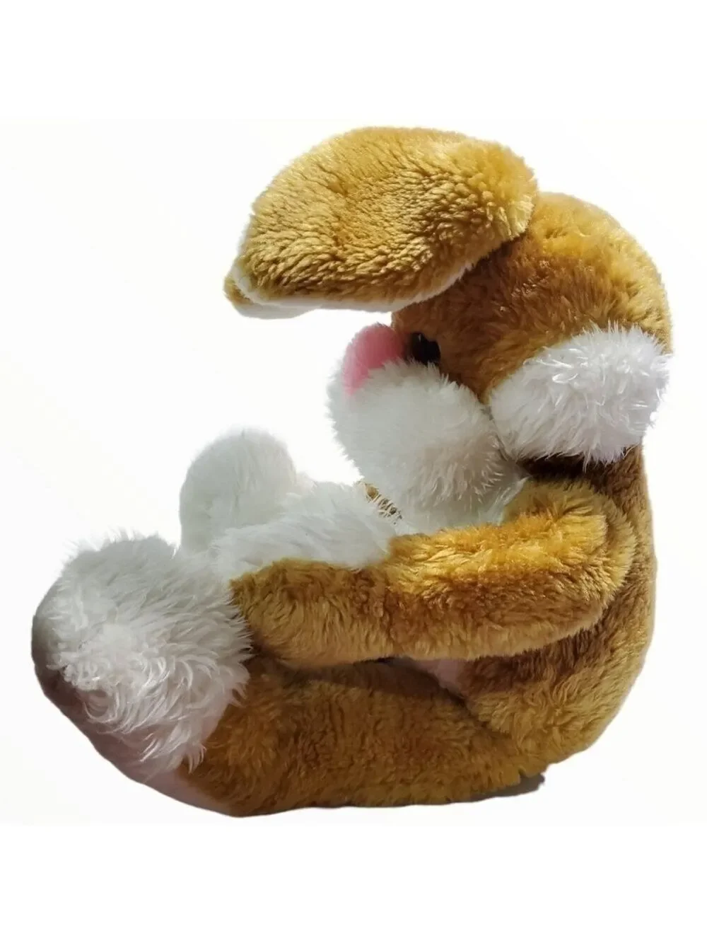 Large Vtg Easter Plush Brown Bunny Rabbit 1980 MTY International Rare HTF